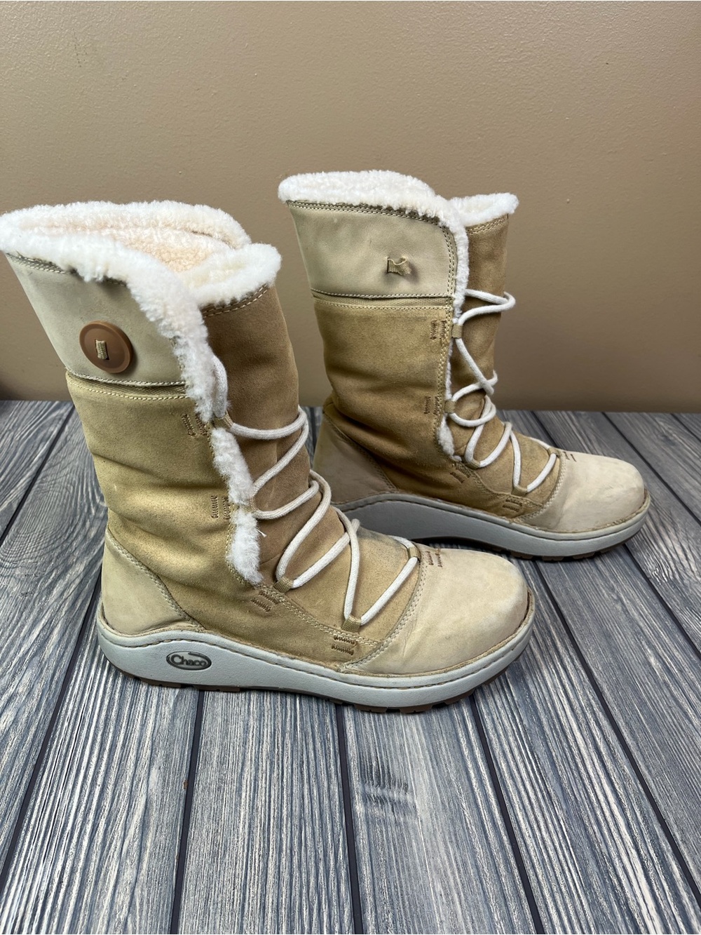 Chaco Belyn Baa Nurl Winter Boots Women's 8.5